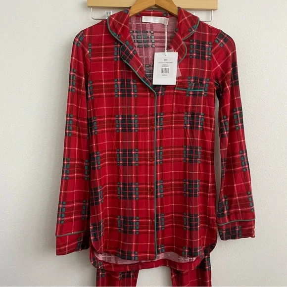 Rachel Parcell red plaid pj set - Picture 6 of 10